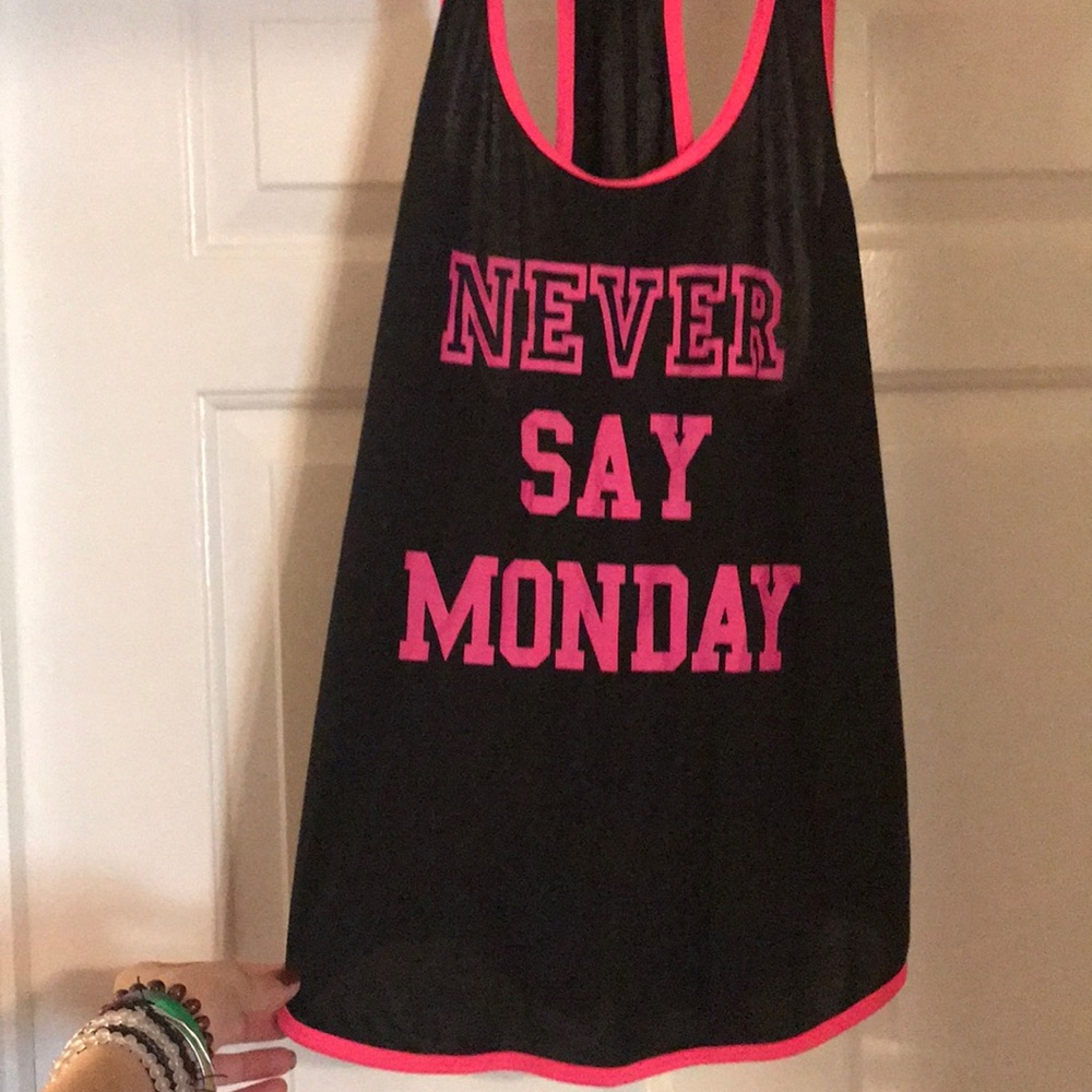 Never Say Monday tank NEW WITHOUT TAGS